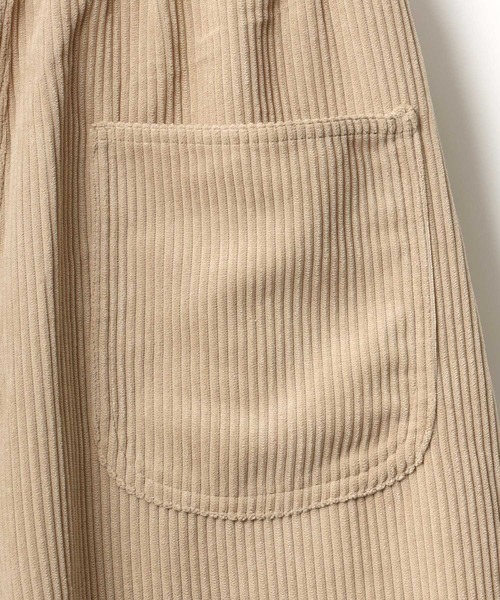 Lazar（ラザル）の「Wide silhouette Corduroy Balloon Pants/セットアップ対応 ワイドシルエット コーデュロイ バルーンパンツ/イージーパンツ（チノパンツ・メンズ・ブラック/ブラウン/カーキ/アイボリー・LL/L/M）」の21枚目の写真