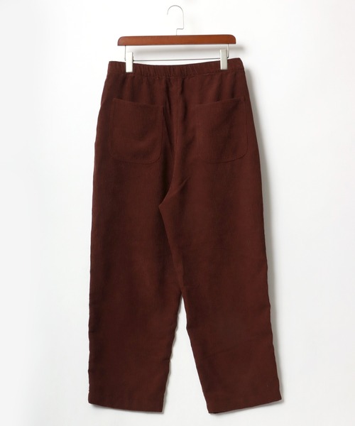 Lazar（ラザル）の「Wide silhouette Corduroy Balloon Pants/セットアップ対応 ワイドシルエット コーデュロイ バルーンパンツ/イージーパンツ（チノパンツ・メンズ・ブラック/ブラウン/カーキ/アイボリー・LL/L/M）」の11枚目の写真