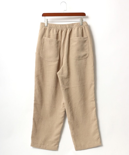 Lazar（ラザル）の「Wide silhouette Corduroy Balloon Pants/セットアップ対応 ワイドシルエット コーデュロイ バルーンパンツ/イージーパンツ（チノパンツ・メンズ・ブラック/ブラウン/カーキ/アイボリー・LL/L/M）」の7枚目の写真