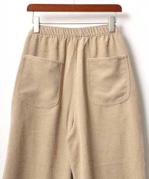 Lazar（ラザル）の「Wide silhouette Corduroy Balloon Pants/セットアップ対応 ワイドシルエット コーデュロイ バルーンパンツ/イージーパンツ（チノパンツ・メンズ・ブラック/ブラウン/カーキ/アイボリー・LL/L/M）」の14枚目の写真
