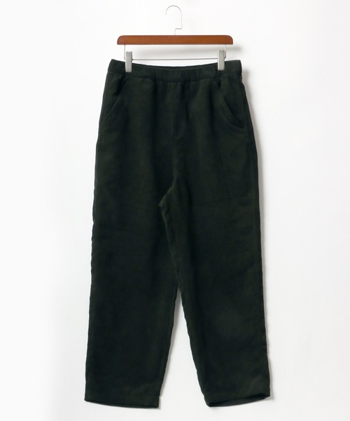 Lazar（ラザル）の「Wide silhouette Corduroy Balloon Pants/セットアップ対応 ワイドシルエット コーデュロイ バルーンパンツ/イージーパンツ（チノパンツ・メンズ・ブラック/ブラウン/カーキ/アイボリー・LL/L/M）」の12枚目の写真
