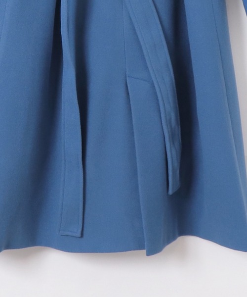 frames RAY CASSIN(フレームスレイカズン)の「yun_wearコラボ ウールライクスタンドカラーフラップコート WEB限定(トレンチコート・レディース・オレンジ/ブルー/オートミール/キャメル・FREE)」の17枚目の写真