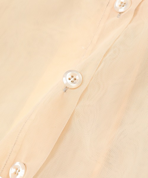 Simone Rocha（シモーネロシャ）の「TIERED SCALLOP DRESS W/ BOW DETAIL & BEADING（ドレス・レディース・ベージュ系その他/ブラック系その他・6）」の3枚目の写真