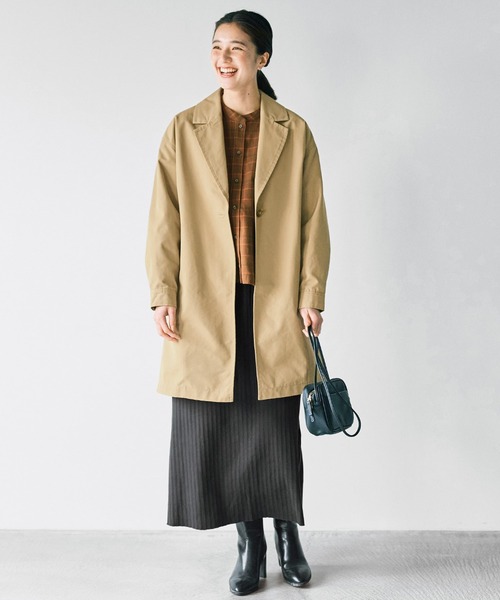 avecmoi（アヴェクモワ）の「【佐藤かなさんプロデュース】 アヴェクモワ　ハーフトップコート〈ベージュ〉（その他アウター・レディース・ベージュ・2/1）」の2枚目の写真