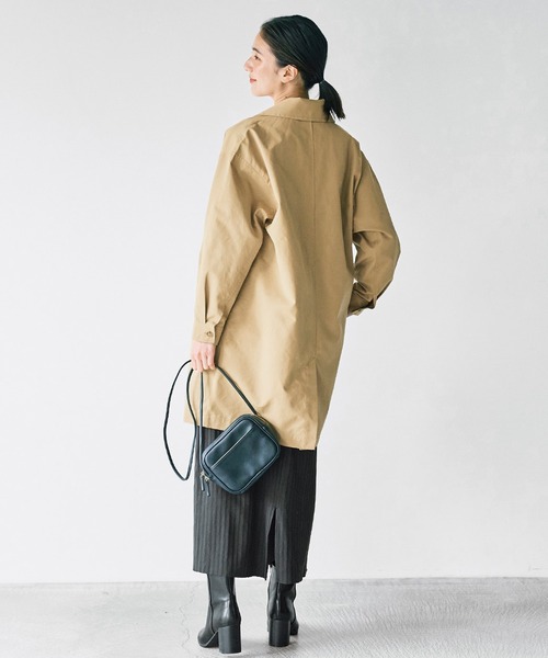 avecmoi（アヴェクモワ）の「【佐藤かなさんプロデュース】 アヴェクモワ　ハーフトップコート〈ベージュ〉（その他アウター・レディース・ベージュ・2/1）」の4枚目の写真