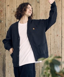 mcg3135-Gerbera one point stitched Cardigan カーディガン