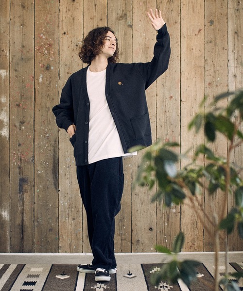 UN-FILLED(アンフィルド)の「mcg3135-Gerbera one point stitched Cardigan カーディガン(カーディガン/ボレロ・メンズ・ブラウン/ブラック/グリーン・XL/L/M)」の17枚目の写真