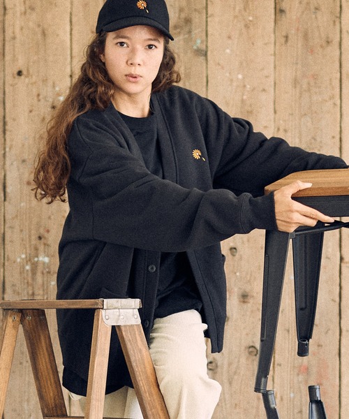 UN-FILLED(アンフィルド)の「mcg3135-Gerbera one point stitched Cardigan カーディガン(カーディガン/ボレロ・メンズ・ブラウン/ブラック/グリーン・XL/L/M)」の19枚目の写真
