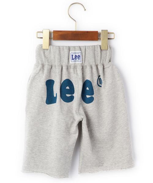 green label relaxing(グリーンレーベルリラクシング)の「【KIDS】LEE スウェットプリントハーフ丈パンツ(その他パンツ・キッズ・グレー/ネイビー・100cm/110cm/120cm/130cm)」の4枚目の写真