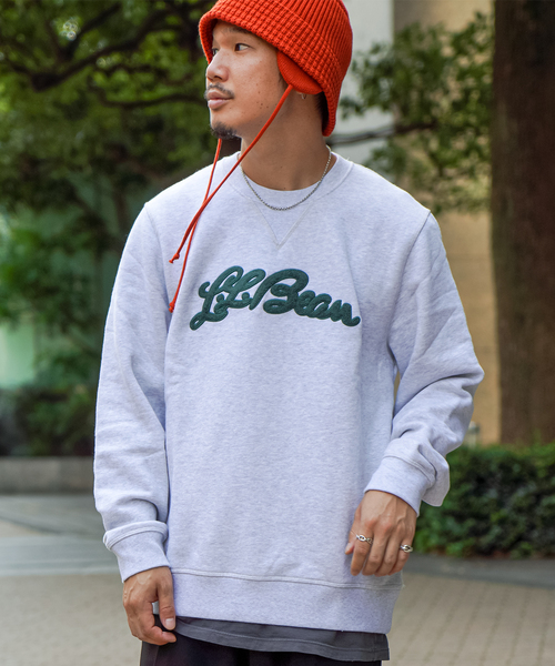 L.L.Bean(エルエルビーン)の「【L.L.Bean /エル エル ビーン】Athletic Crew Sweatshirts(スウェット・メンズ・グレー/グリーン・LARGE/X-LARGE)」の4枚目の写真