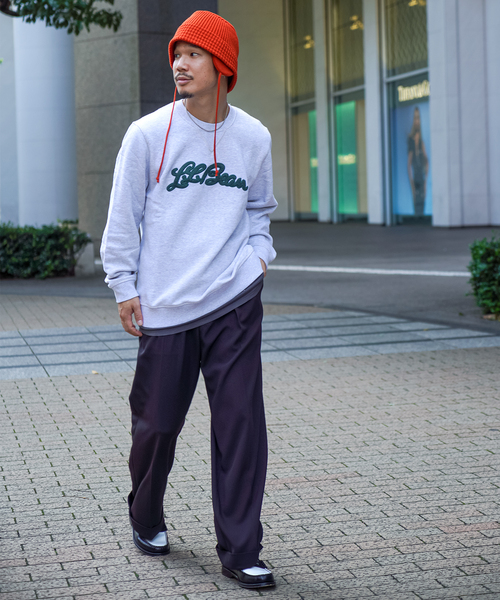 L.L.Bean(エルエルビーン)の「【L.L.Bean /エル エル ビーン】Athletic Crew Sweatshirts(スウェット・メンズ・グレー/グリーン・LARGE/X-LARGE)」の7枚目の写真