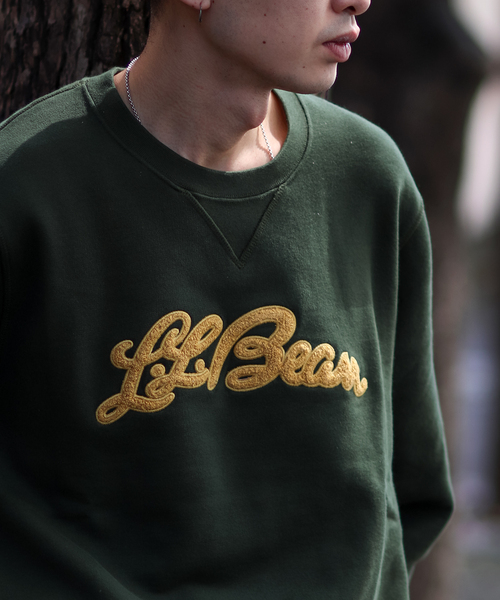 L.L.Bean(エルエルビーン)の「【L.L.Bean /エル エル ビーン】Athletic Crew Sweatshirts(スウェット・メンズ・グレー/グリーン・LARGE/X-LARGE)」の9枚目の写真