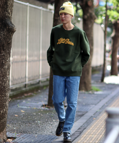 L.L.Bean(エルエルビーン)の「【L.L.Bean /エル エル ビーン】Athletic Crew Sweatshirts(スウェット・メンズ・グレー/グリーン・LARGE/X-LARGE)」の12枚目の写真