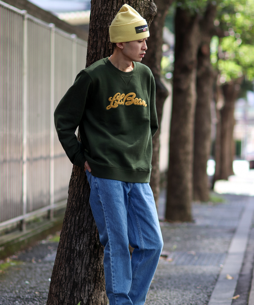 L.L.Bean(エルエルビーン)の「【L.L.Bean /エル エル ビーン】Athletic Crew Sweatshirts(スウェット・メンズ・グレー/グリーン・LARGE/X-LARGE)」の13枚目の写真