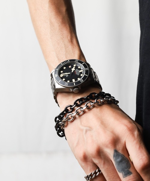 【セール】『Pledge』アンティークデザインチェーンブレスレット 2P（ブレスレット）｜Pledge（プレッジ） 5,067円