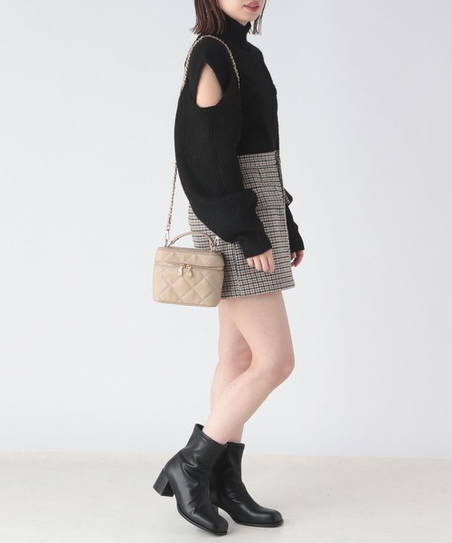 Heather（ヘザー）の「ショルダースリットニット　172687（ニット/セーター・レディース・オレンジ/オフホワイト/ブラック・FREE）」の10枚目の写真