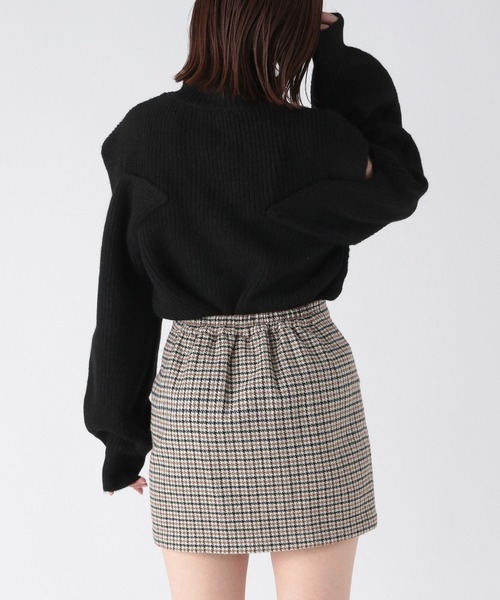 Heather（ヘザー）の「ショルダースリットニット　172687（ニット/セーター・レディース・オレンジ/オフホワイト/ブラック・FREE）」の13枚目の写真