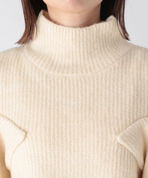 Heather（ヘザー）の「ショルダースリットニット　172687（ニット/セーター・レディース・オレンジ/オフホワイト/ブラック・FREE）」の20枚目の写真