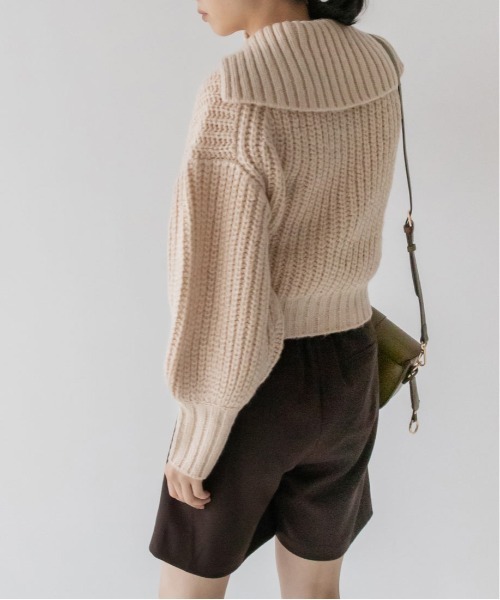 RANDA（ランダ）の「ローゲージニットカーディガン（カーディガン/ボレロ・レディース・ホワイト/パープル/ピンク・FREE）」の11枚目の写真