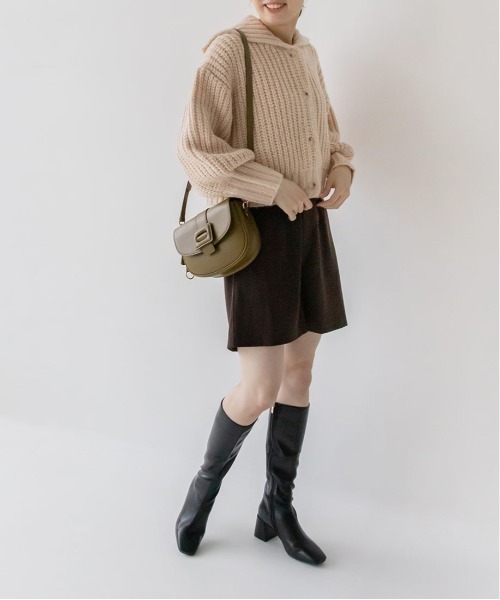 RANDA（ランダ）の「ローゲージニットカーディガン（カーディガン/ボレロ・レディース・ホワイト/パープル/ピンク・FREE）」の12枚目の写真