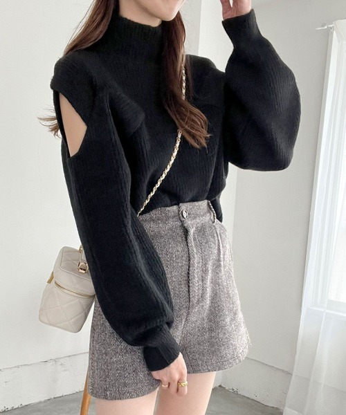 Heather(ヘザー)の「起毛ヘリンボーンショートパンツ 175783(その他パンツ・レディース・ブラック系その他/ブラウン系その他/ホワイト系その他・S/M)」の20枚目の写真