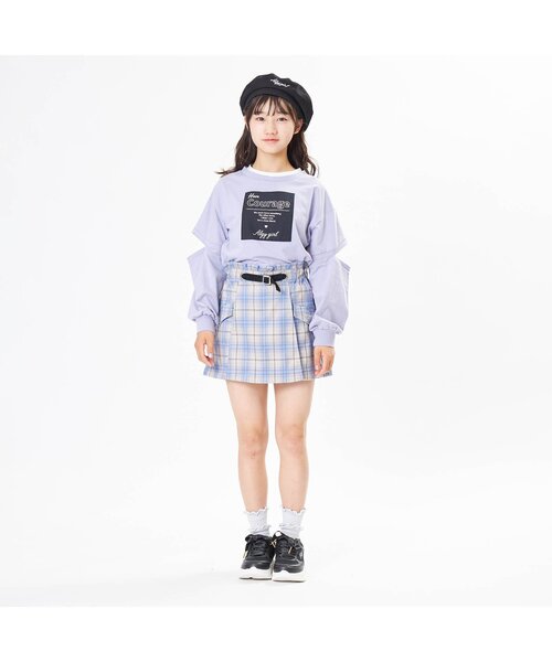 algy(アルジー)の「ラメメロークルーソックス(ソックス/靴下・キッズ・サックスブルー/シルバー/ブラック・21/24)」の9枚目の写真