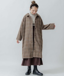 マニッシュチェックコート