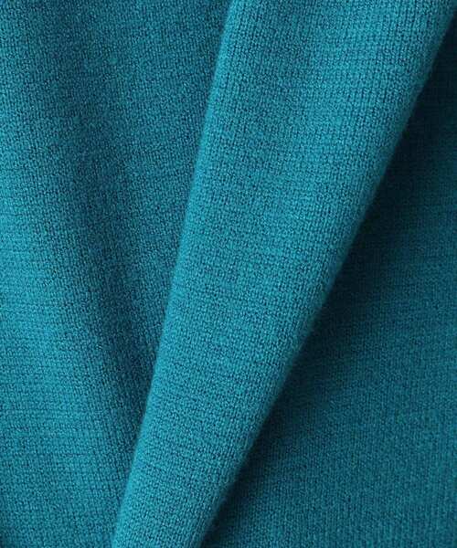 ITS'DEMO(イッツデモ)の「【洗濯機OK/吸湿発熱/網目しっかりミラノリブ】リブハイネックニット(ニット/セーター・レディース・オフホワイト/ブルー/ブラック/イエロー・00)」の8枚目の写真