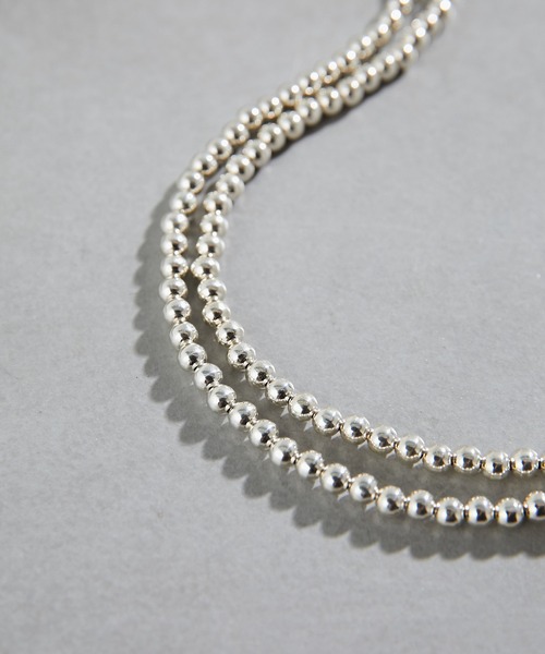 ear PAPILLONNER（イアパピヨネ）の「シルバー925ナバホパール5×125ネックレス（ネックレス・レディース・シルバー・ONE SIZE）」の3枚目の写真