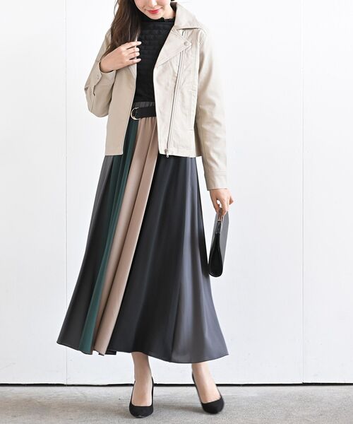 rps（アールピーエス）の「ダブルライダースジャケット（ライダースジャケット・レディース・アイボリー/ブラック・M/フリー）」の11枚目の写真