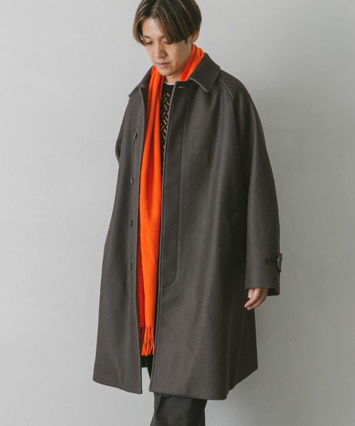 アーバンリサーチドアーズ　メルトンバルマカンコート　M　定価29700円 楽天市場】【SALE／50%OFF】ニットメルトン パデット バルマカン