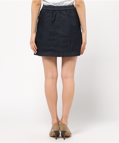 Chico（チコ）の「デニムイージーBOXスカート（スカート・レディース・ブルー/インディゴブルー・FREE）」の6枚目の写真