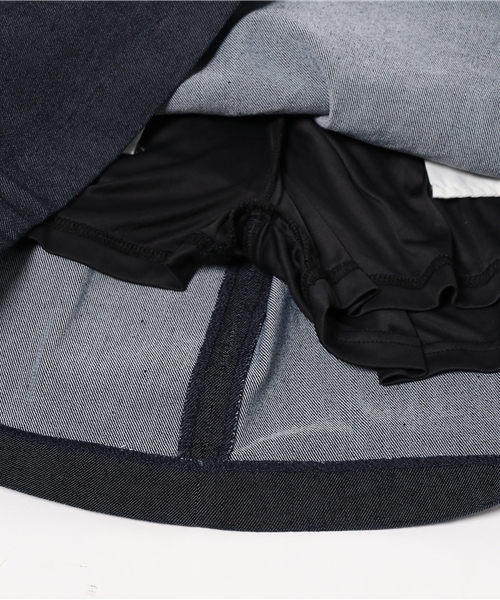 Chico（チコ）の「デニムイージーBOXスカート（スカート・レディース・ブルー/インディゴブルー・FREE）」の11枚目の写真