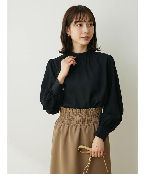 ELENCARE DUE（エレンカーレデュエ）の「・ELENCARE DUE スタンドカラーブラウス（シャツ/ブラウス・レディース・ピンク/アイボリー/ブラック/ブルー・FREE）」の13枚目の写真