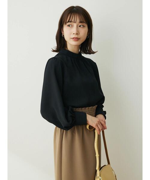 ELENCARE DUE（エレンカーレデュエ）の「・ELENCARE DUE スタンドカラーブラウス（シャツ/ブラウス・レディース・ピンク/アイボリー/ブラック/ブルー・FREE）」の16枚目の写真