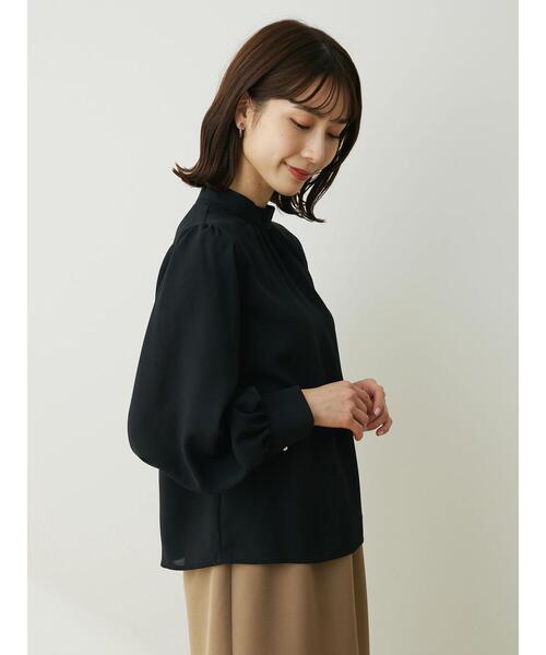 ELENCARE DUE（エレンカーレデュエ）の「・ELENCARE DUE スタンドカラーブラウス（シャツ/ブラウス・レディース・ピンク/アイボリー/ブラック/ブルー・FREE）」の8枚目の写真