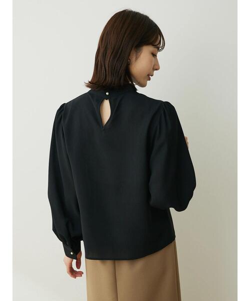 ELENCARE DUE（エレンカーレデュエ）の「・ELENCARE DUE スタンドカラーブラウス（シャツ/ブラウス・レディース・ピンク/アイボリー/ブラック/ブルー・FREE）」の10枚目の写真
