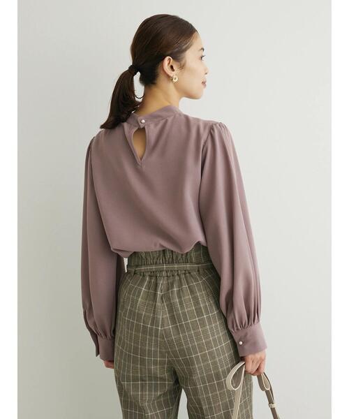 ELENCARE DUE（エレンカーレデュエ）の「・ELENCARE DUE スタンドカラーブラウス（シャツ/ブラウス・レディース・ピンク/アイボリー/ブラック/ブルー・FREE）」の21枚目の写真