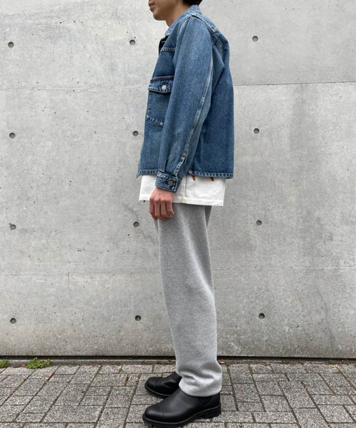 The Letters / ザレターズ】TUCK SHORT SHIRT JACKET / タックショート