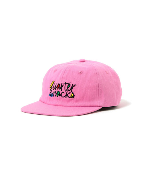 BEAMS(ビームス)の「QUARTER SNACKS / Pop Art Denim Cap(キャップ・メンズ・ピンク/インディゴブルー・ONE SIZE)」の2枚目の写真
