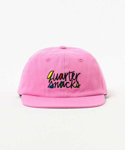 BEAMS(ビームス)の「QUARTER SNACKS / Pop Art Denim Cap(キャップ・メンズ・ピンク/インディゴブルー・ONE SIZE)」の3枚目の写真