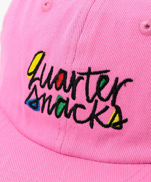 BEAMS(ビームス)の「QUARTER SNACKS / Pop Art Denim Cap(キャップ・メンズ・ピンク/インディゴブルー・ONE SIZE)」の5枚目の写真