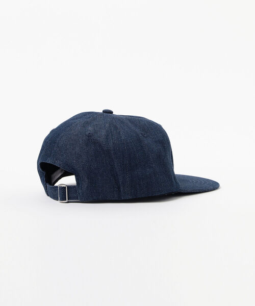 BEAMS(ビームス)の「QUARTER SNACKS / Pop Art Denim Cap(キャップ・メンズ・ピンク/インディゴブルー・ONE SIZE)」の8枚目の写真