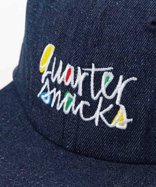 BEAMS(ビームス)の「QUARTER SNACKS / Pop Art Denim Cap(キャップ・メンズ・ピンク/インディゴブルー・ONE SIZE)」の9枚目の写真
