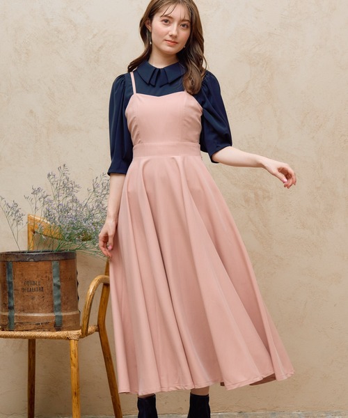 NOELA（ノエラ）の「バックリボンキャミワンピ（ワンピース