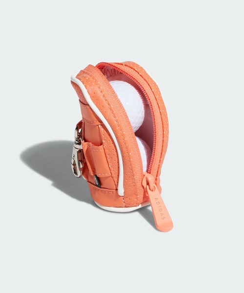 adidas（アディダス）の「スリーストライプ キャディバッグ型 ボールケース【adidas Golf/アディダスゴルフ】（ゴルフグッズ・レディース・オレンジ/ホワイト/ブラック・FREE）」の14枚目の写真