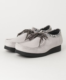 Clarks | WallabeeEVO / ワラビーエヴォ (ライトグレーコンビ)(モカシン/デッキシューズ)