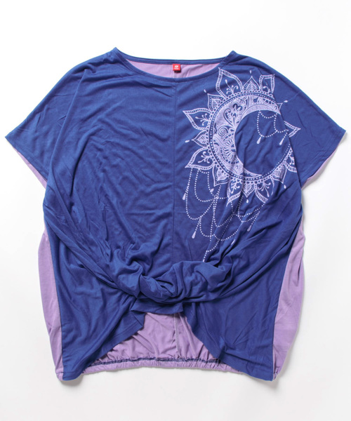 チャイハネ(チャイハネ)の「【チャイハネ】ネイタツイストトップス(Tシャツ/カットソー・レディース・パープル/レッド/ホワイト・FREE)」の20枚目の写真