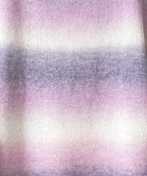 Confirm（コンファーム）の「ルーズシルエット グラデーション ジャガードニットカーディガン【Confirm】（カーディガン/ボレロ・メンズ・ブラック/パープル/グリーン・M/L）」の11枚目の写真