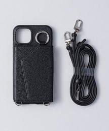 ensemble(皮革ブランド) | ensemble PORTE 鏡 カードケース付きiPhoneケース (ベルト付き)(スマホケース/カバー)